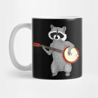 Racoon plays the Banjo Mug